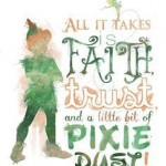 All you need is faith,trust,and a little pixie dust